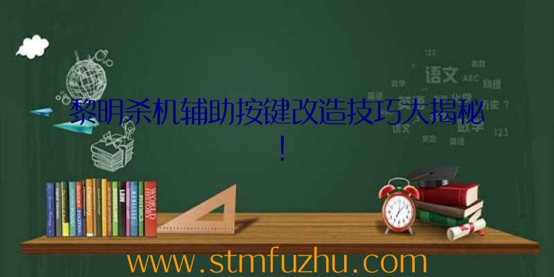 黎明杀机辅助按键改造技巧大揭秘！